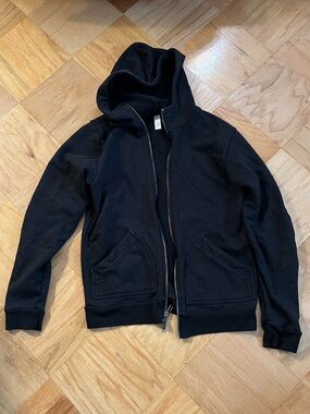 American Apparel Heavy Terry Black Hoodie